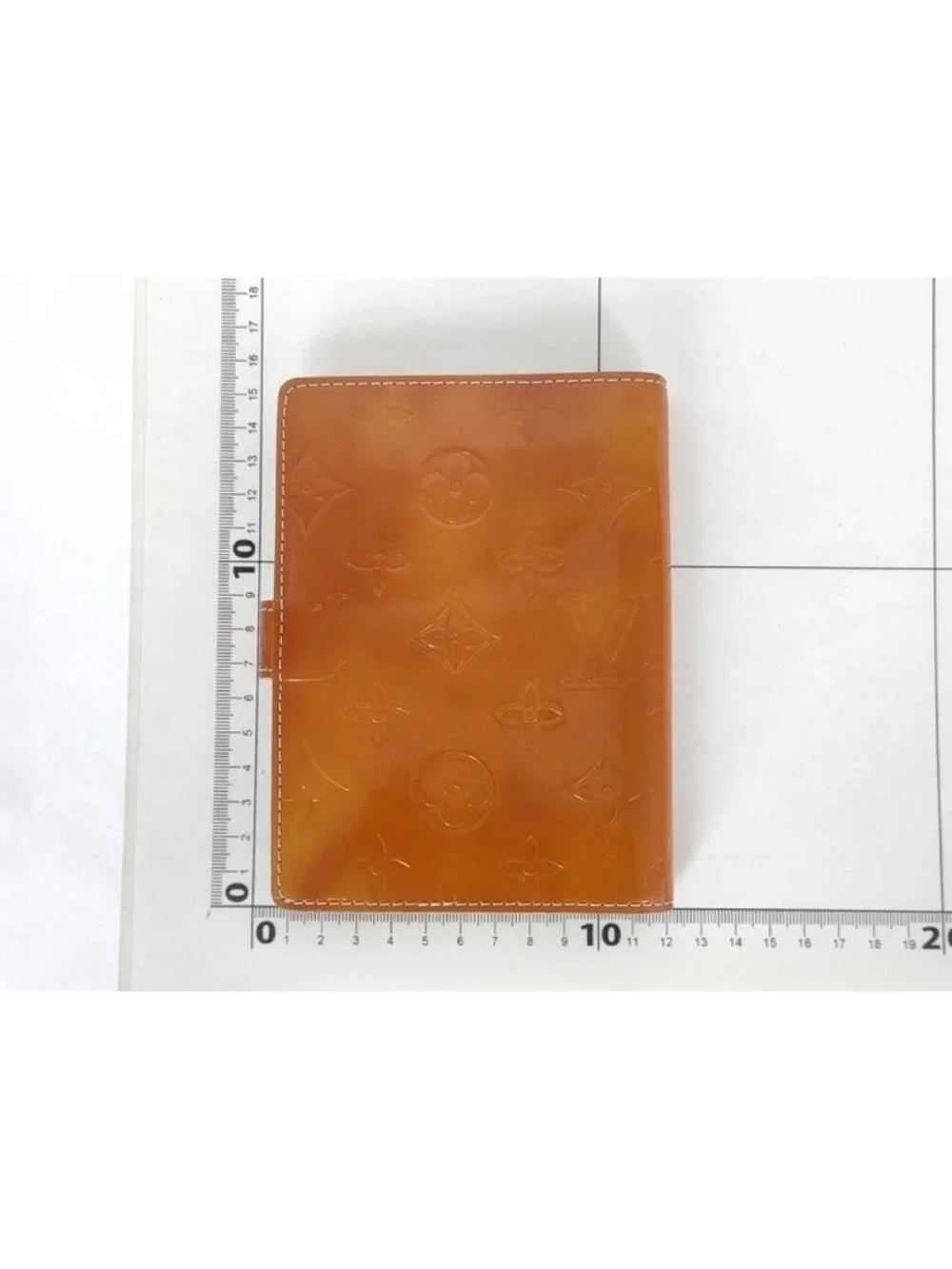 Louis Vuitton Notebook Cover Agenda PM Yellow Monogram Vernis System 6 Holes